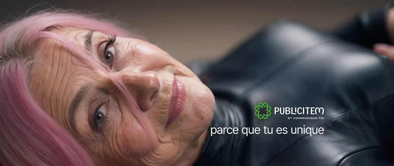 Variation 2 avec la création de bannière de réseaux sociaux avec une figuration humaine mature