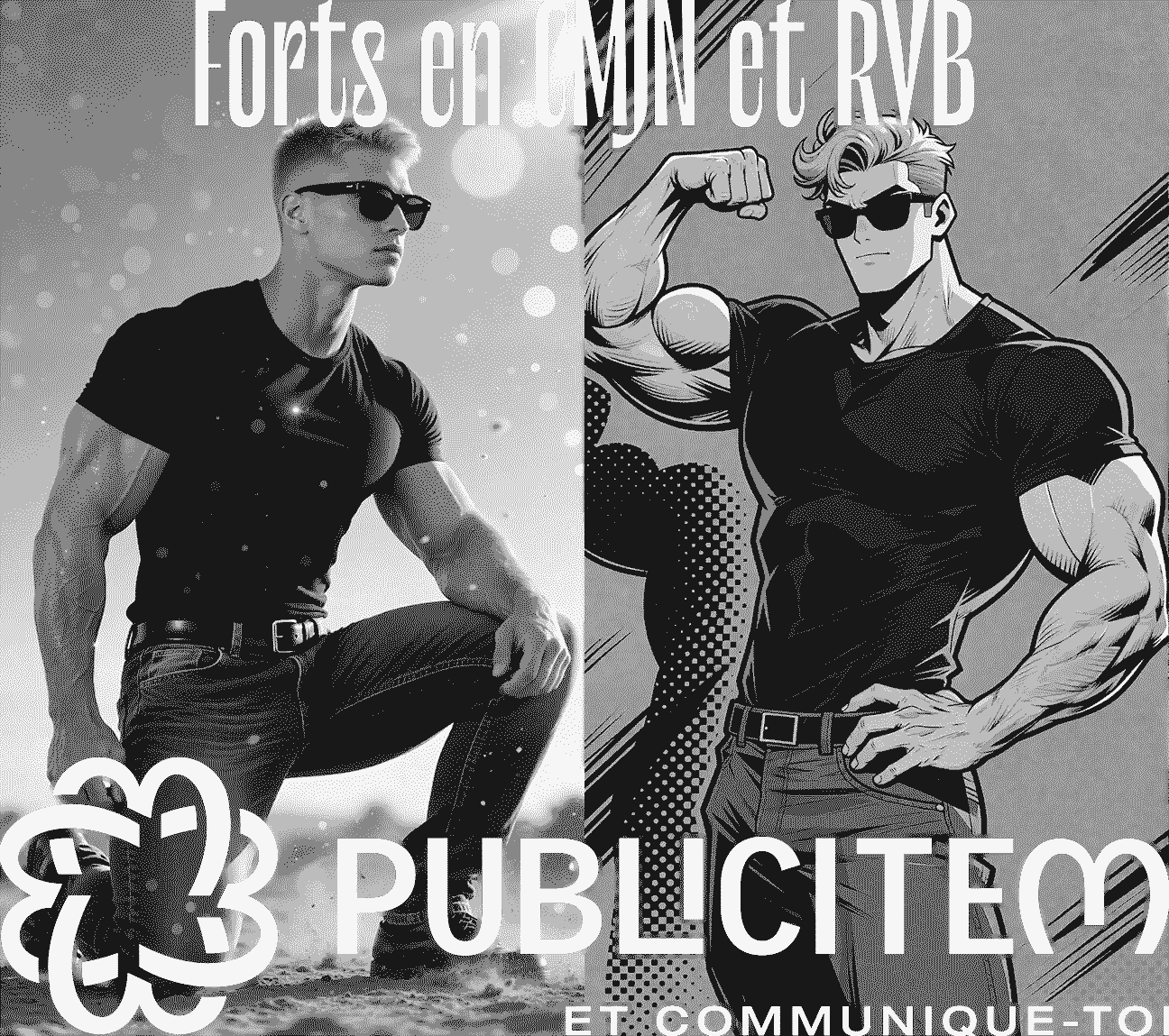 Compétences étendues en CMYK et RVB pour des images vectorielles et bitmap