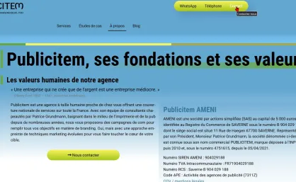 Vers l’affichage parfait pour Chrome et notre site www.publicitem.pro ?