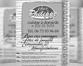 Édition de flyers pour restaurateur