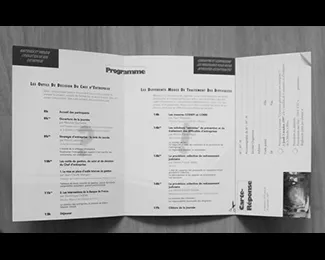 Création d’un carton d‘invitation en trois volets