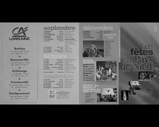 Création de dépliants pour du tourisme